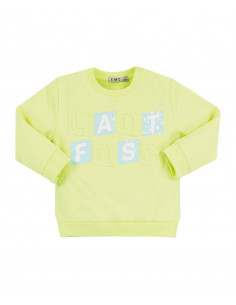 SUDADERA FLÚOR LETRAS
