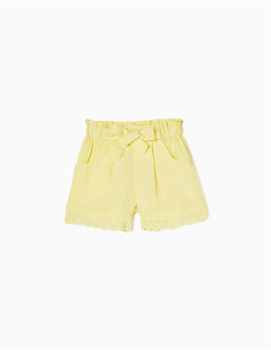 SHORT CON BORDADO INGLÉS
