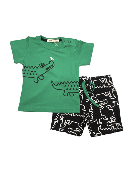 CONJUNTO COCODRILO ALGODÓN