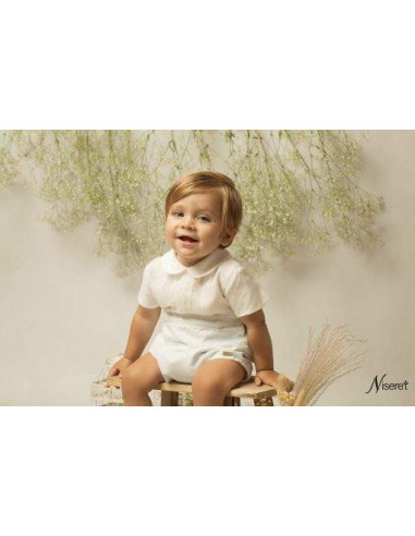 CONJUNTO BLUSA Y RANITA CEREMONIA