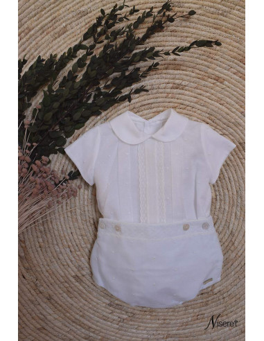 CONJUNTO BLUSA Y RANITA CEREMONIA