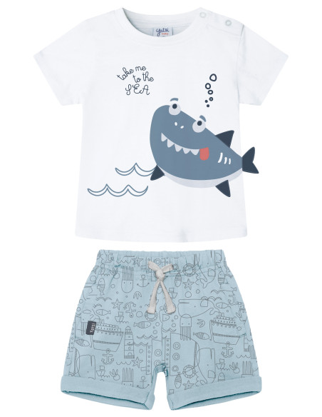 CONJUNTO CORTO ALGODÓN "BALLENA"
