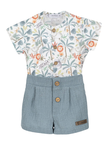 CONJUNTO CAMISA Y BERMUDA "LEÓNIDAS"