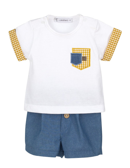 CONJUNT CAMISETA Y BERMUDA "MILAI"