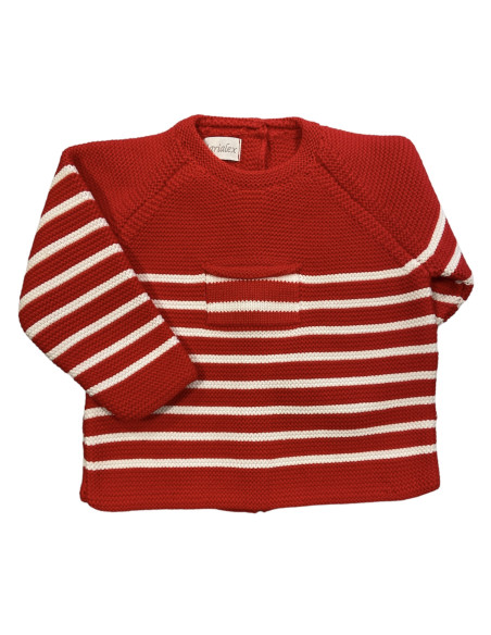 JERSEY DE RAYAS CON BOLSILLO