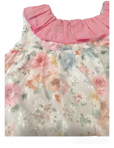 VESTIDO ROSAS Y PLUMETI