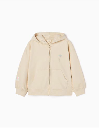 SUDADERA CREMALLERA "BLOOMING HEART"
