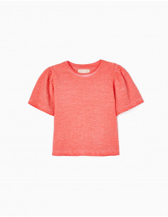 CAMISETA MANGA CORTA CORAL