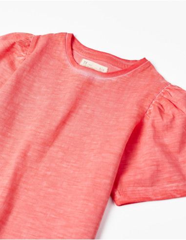 CAMISETA MANGA CORTA CORAL
