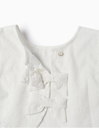 BLUSA BORDADA ESPALDA ABIERTA