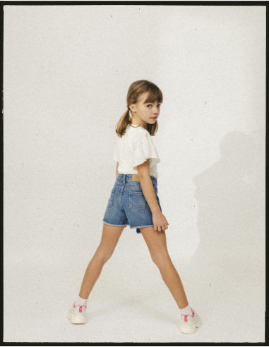FALDA-PANTALÓN VAQUERA