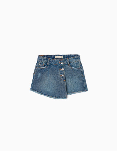 FALDA-PANTALÓN VAQUERA