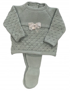CONJUNTO JUBÓN Y POLAINA LAZO