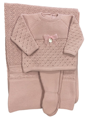 CONJUNTO JUBÓN Y POLAINA LAZO