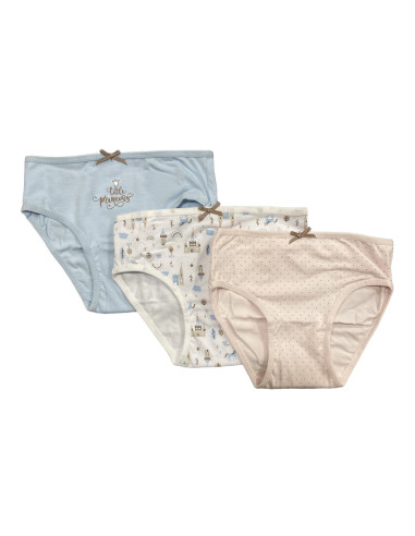 PACK 3 BRAGUITAS "LITTLE PRINCESS"