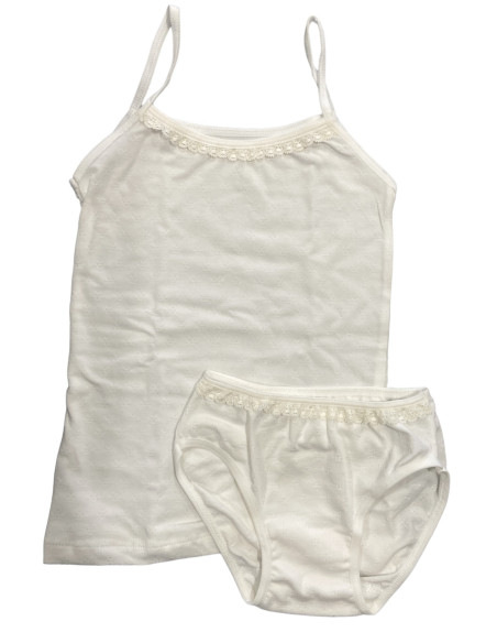 CONJUNTO CAMISETA Y BAGUITA BEIGE