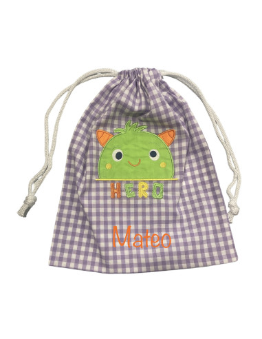 BOLSA MERIENDA CUADROS