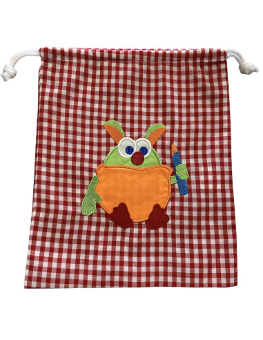 BOLSA MERIENDA CUADROS