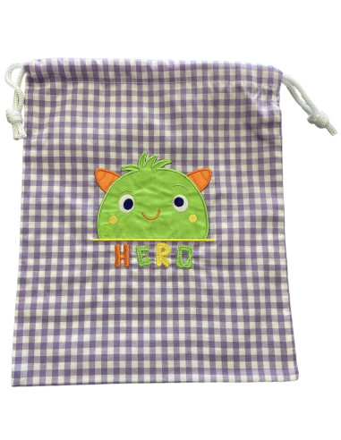 BOLSA MERIENDA CUADROS