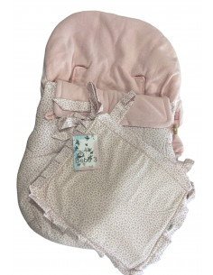 SACO Y BOLSA FELPA FLORES...