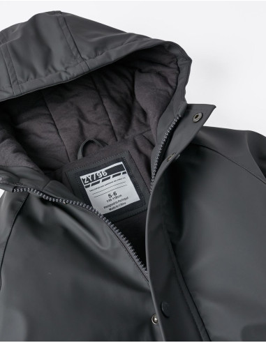 PARKA DE GOMA CON CAPUCHA