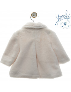 ABRIGO PELO BEBÉ CON CAPOTA