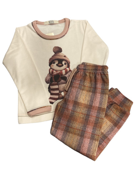 PIJAMA INVIERNO PINGÜINO