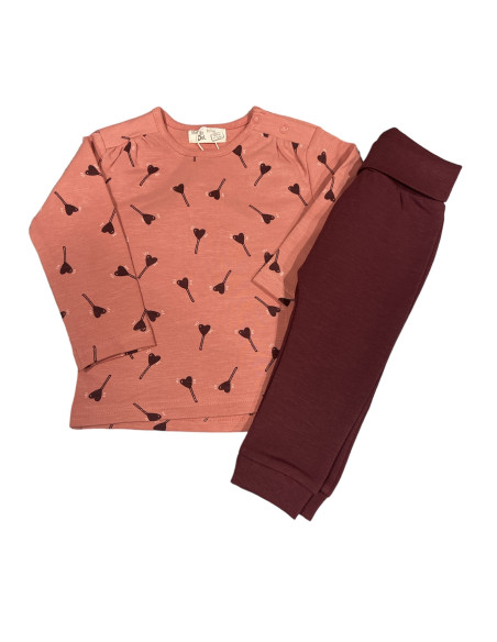 CONJUNTO SUDADERA Y LEGGING "PIRULETAS"