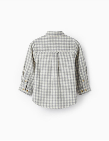 CAMISA NIÑO CUADROS