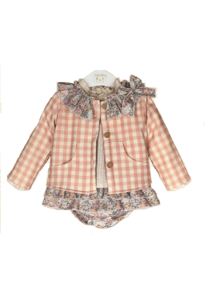 CONJUNTO 3 PIEZAS CON CHAQUETA FORRADA
