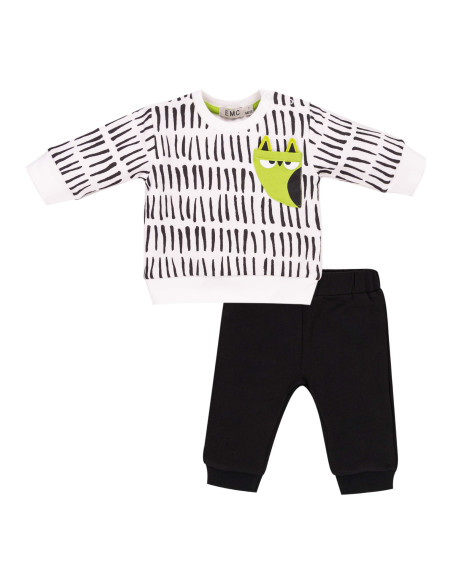 CONJUNTO SUDADERA Y PANTALÓN "GATO"