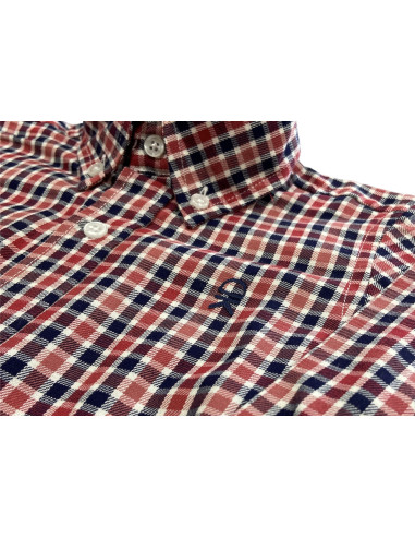 CAMISA CUADRITOS MANGA LARGA