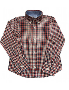 CAMISA CUADRITOS MANGA LARGA