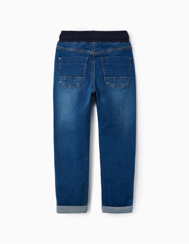 PANTALONES DE CHÁNDAL DE MEZCLILLA DE ALGODÓN