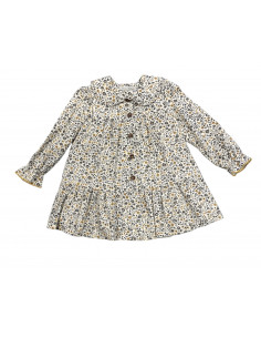 VESTIDO FLORECILLAS CON CUELLO
