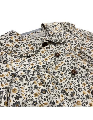 VESTIDO FLORECILLAS CON CUELLO