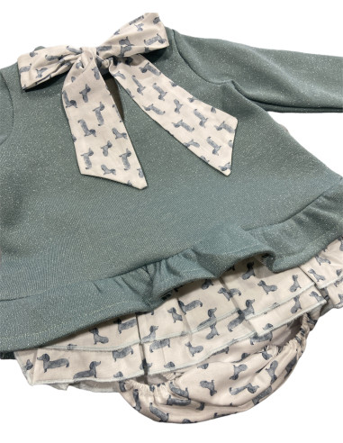 CONJUNTO RANITA VOLANTA TECKEL