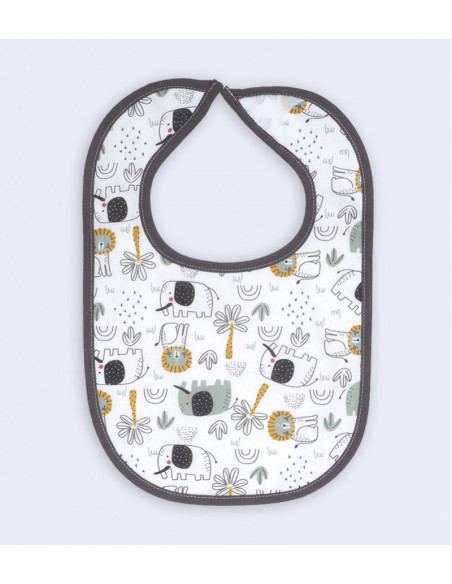 BABERO IMPERMEABLE ALGODÓN VELCRO