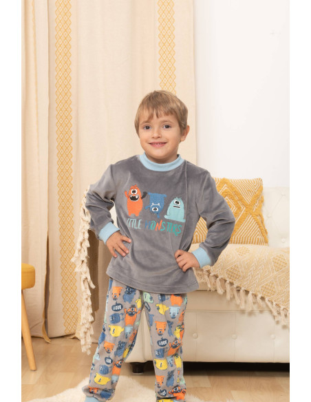 PIJAMA INFANTIL MONSTRUOS
