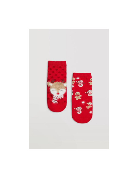 PACK 2 CALCETINES NAVIDEÑOS BEBÉ