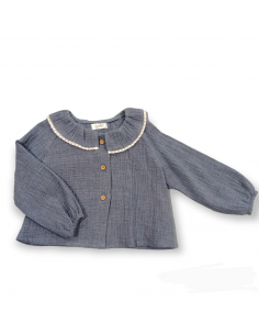 BLUSA CUELLO PUNTILLA