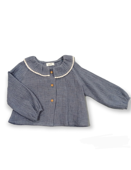 BLUSA CUELLO PUNTILLA
