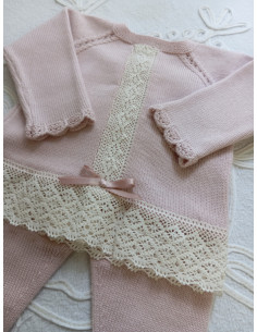CONJUNTO POLAINA PUNTO VER...