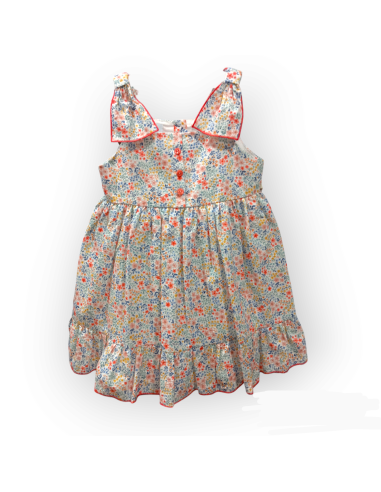 VESTIDO INFANTIL LIBERTY CORAL