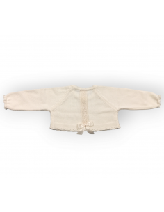 CHAQUETA PERLÉ PUNTILLA...