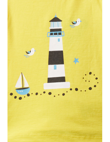 CONJUNTO ALGODÓN FARO "PAPEL BOAT"
