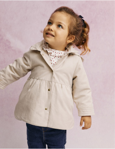 PARKA ACOLCHADA CON CAPUCHA ARENA