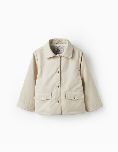 PARKA ACOLCHADA CAPUCHA ARENA