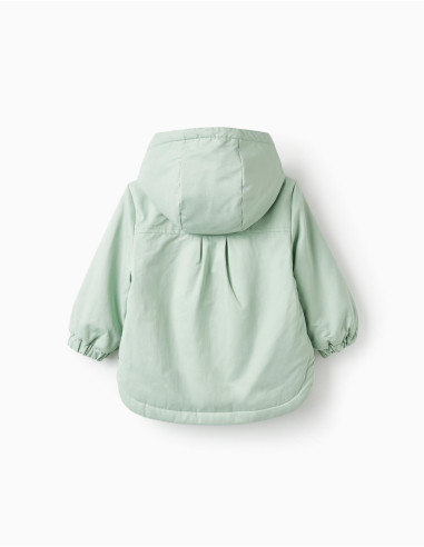 PARKA ACOLCHADA SARGA VERDE MENTA