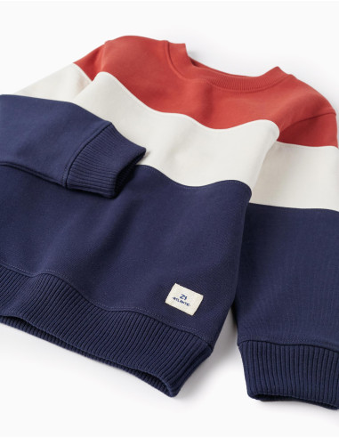 SUDADERA TRIPLE FRANJA